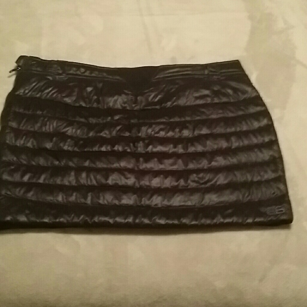 Quiltted mini skirt
